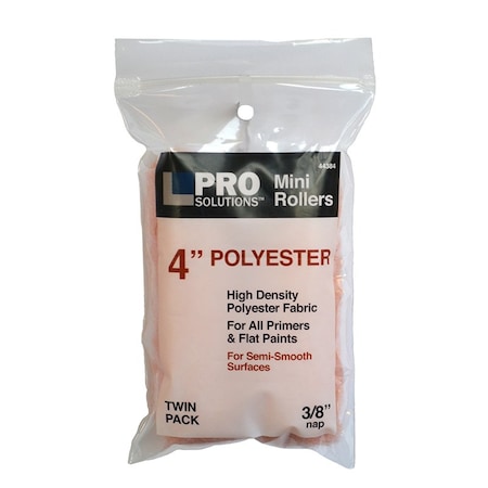 4 In. Poly Mini Rol 3/8 In. 2P